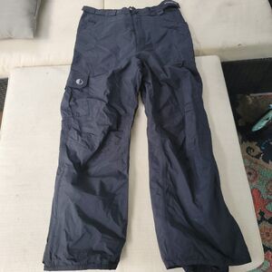 Black Dot Snow Pants Mens Medium Hydro Vent Waterproof Snow Rain Outdoors